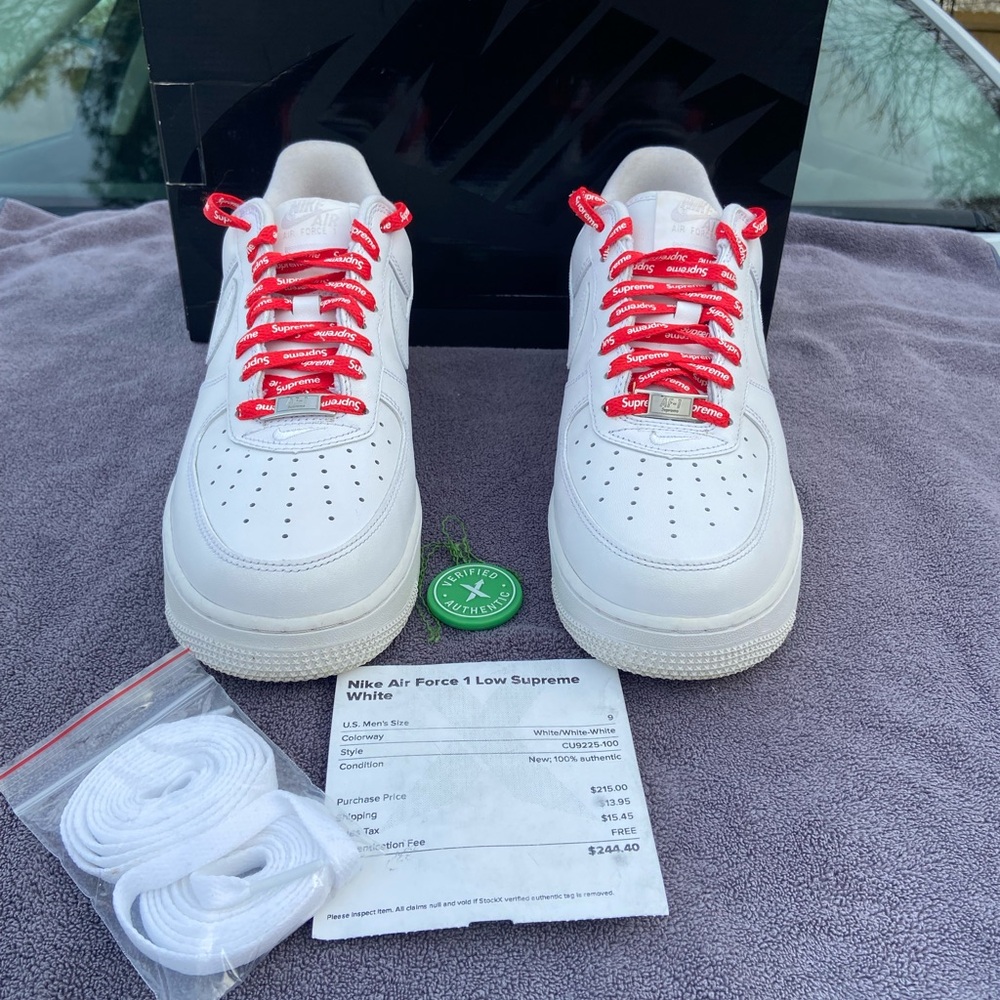 ❤️‍🔥Like NEW!  Nike Air Force 1 Supremes
